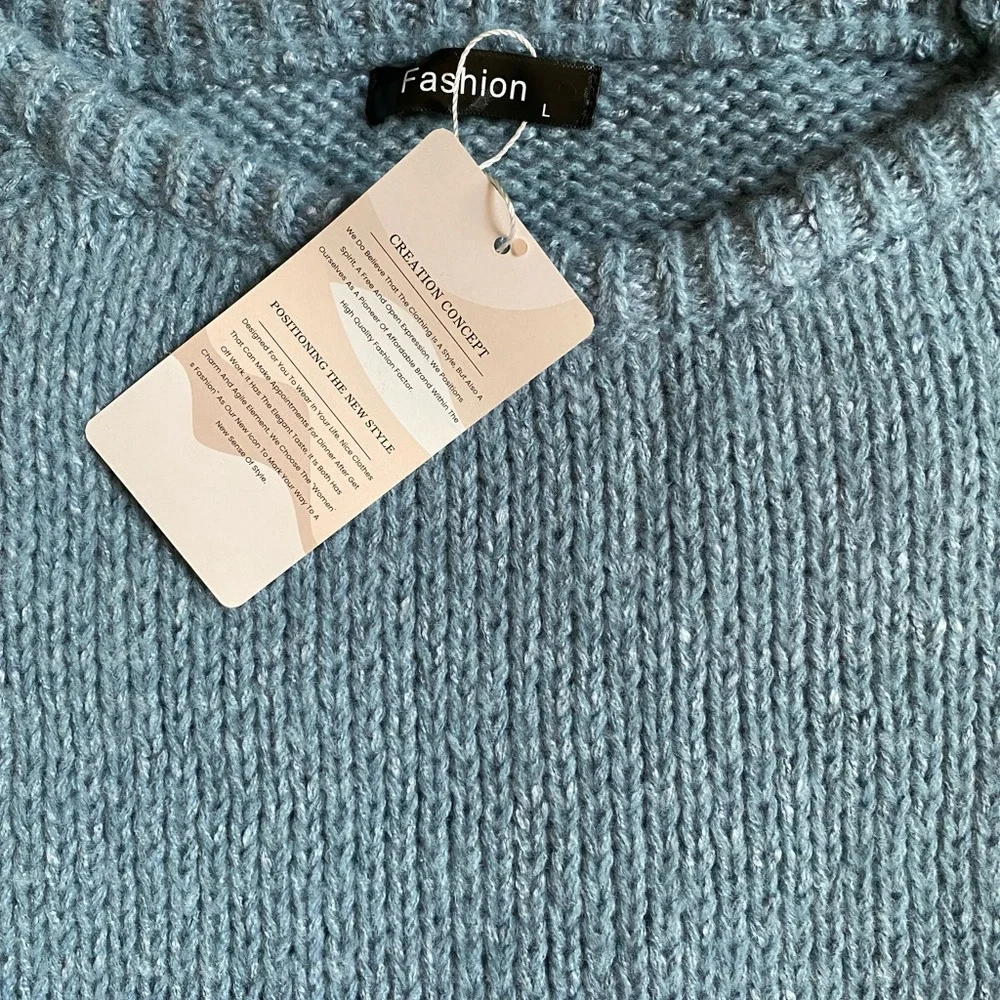 Knitted pullover sweater - Picture 3 of 3